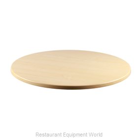 JMC Food Equipment 36 ROUND MAPLE Table Top, Solid Surface