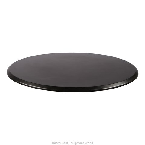 JMC Food Equipment 42 ROUND BLACK Table Top, Solid Surface