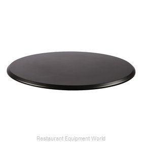 JMC Food Equipment 42 ROUND BLACK Table Top, Solid Surface