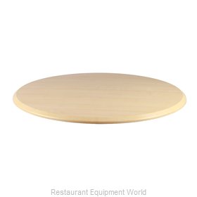 JMC Food Equipment 42 ROUND MAPLE Table Top, Solid Surface