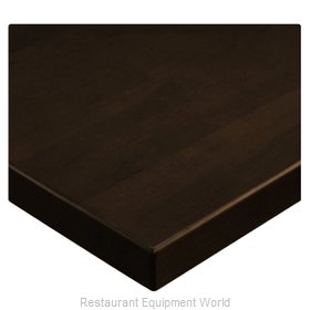 JMC Food Equipment 48 ROUND BEECHWOOD PLANK DARK WALNUT Table Top, Wood