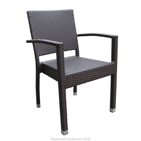 JMC Food Equipment BALBOA CHOCOLATE ARM CHAIR Chair, Armchair, Outdoor