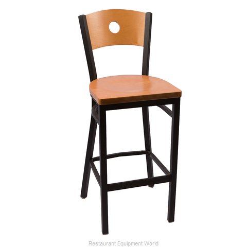 JMC Food Equipment CIRCLE SERIES CC BARSTOOL WOOD Bar Stool, Indoor