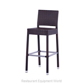 JMC Food Equipment GAMA CHOCOLATE BARSTOOL Bar Stool, Outdoor