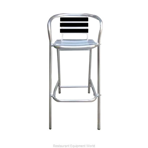 JMC Food Equipment PINZON BLACK BARSTOOL Bar Stool, Outdoor