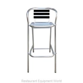 JMC Food Equipment PINZON BLACK BARSTOOL Bar Stool, Outdoor