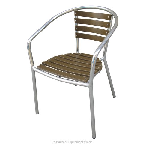 JMC Food Equipment PINZON TAN ARM CHAIR Chair, Armchair, Stacking, Outdoor
