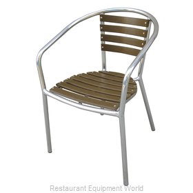 JMC Food Equipment PINZON TAN ARM CHAIR Chair, Armchair, Stacking, Outdoor