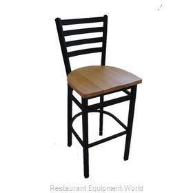 JMC Food Equipment WHITE HORSE BARSTOOL WOOD Bar Stool, Indoor