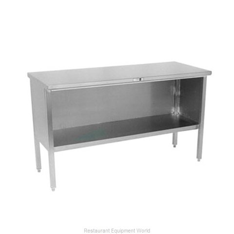 John Boos 140-01 Work Table, Cabinet Base Open Front