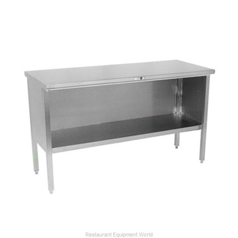 John Boos 160-02 Work Table, Cabinet Base Open Front