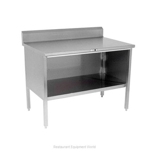 John Boos 160-22 Work Table, Cabinet Base Open Front