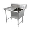 Fregadero, (1) Una Tarja/Compartimiento
 <br><span class=fgrey12>(John Boos 1B16204-1D18L Sink, (1) One Compartment)</span>