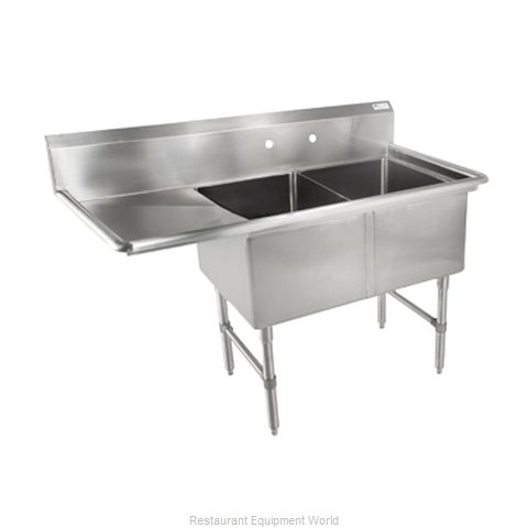 John Boos 2B16204-1D18L-X Sink, (2) Two Compartment