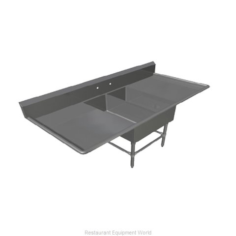 John Boos 2PB1431-2D24 Sink, (2) Two Compartment