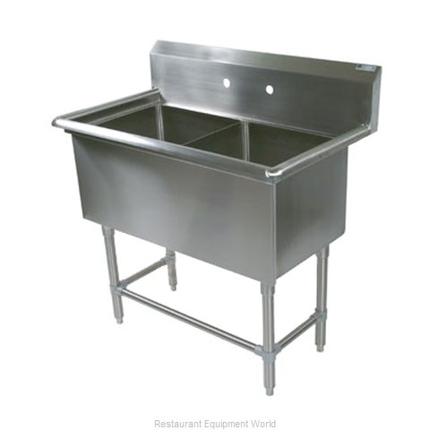 John Boos 2PB16204 Sink, (2) Two Compartment