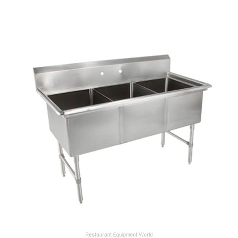 John Boos 3B16204-X Sink, (3) Three Compartment