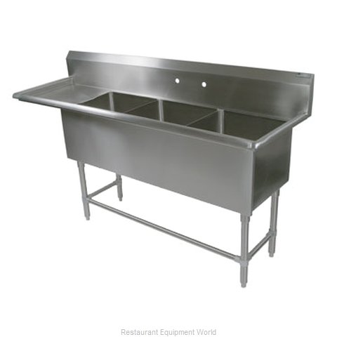 John Boos 3PB1618-1D18L Sink, (3) Three Compartment