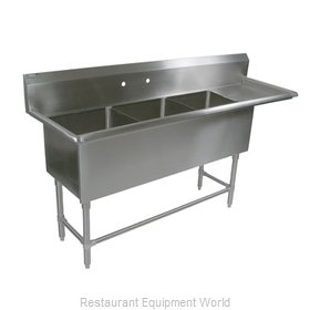 John Boos 3PB1618-1D18R Sink, (3) Three Compartment