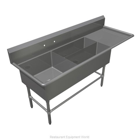 John Boos 3PBPS3224-1D24R Sink, Supermarket