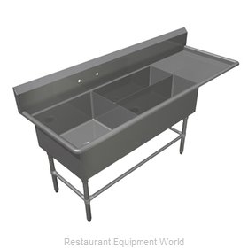 John Boos 3PBPS3224-1D24R Sink, Supermarket