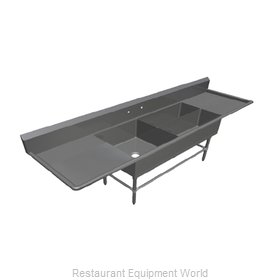 John Boos 3PBPS3224-2D24 Sink, Supermarket