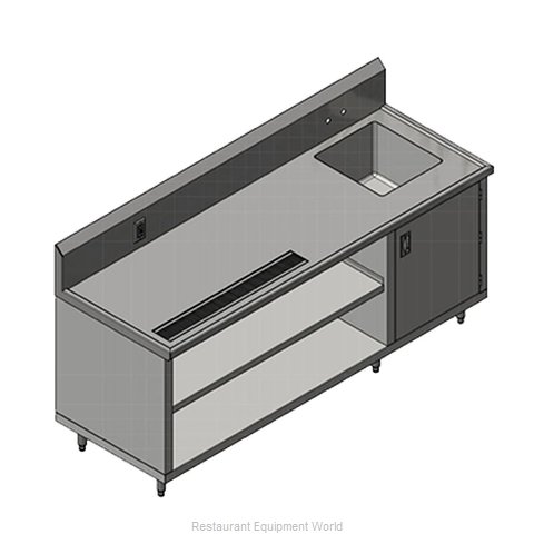 John Boos 4CB4R10-3060-R Beverage Counter