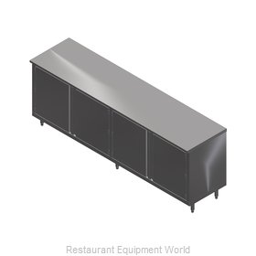 John Boos 4CH4-36132-1S Work Table, Cabinet Base Hinged Doors
