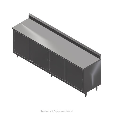 John Boos 4CH4R5-2472 Work Table, Cabinet Base Hinged Doors