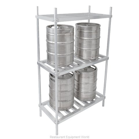 John Boos ALKR-2060-X Keg Storage Rack