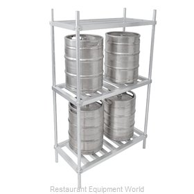 John Boos ALKR-2060-X Keg Storage Rack