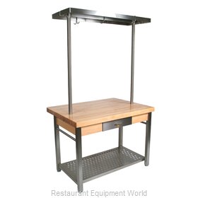 John Boos CUCG20 Work Table, Wood Top