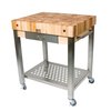 Mesa con Bloque de Carnicero
 <br><span class=fgrey12>(John Boos CUCT24 Butcher Block Unit)</span>