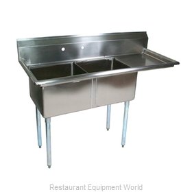 John Boos E2S8-1620-12R18-X Sink, (2) Two Compartment