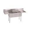 John Boos E3S8-15-14T15 Sink, (3) Three Compartment