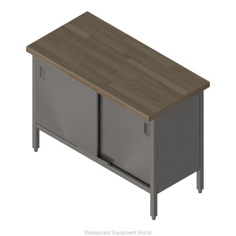 John Boos EBSW7-2472 Work Table, Wood Top