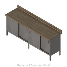 John Boos EBSW7R4-24132 Work Table, Wood Top