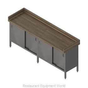 John Boos EBSW7R43-3084 Work Table, Wood Top