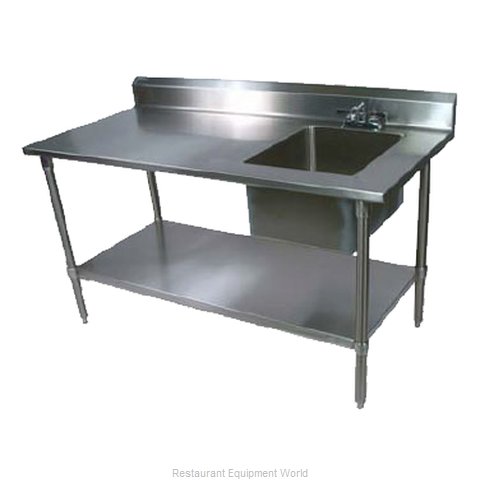 John Boos EPT6R5-3060GSK-R Work Table, with Prep Sink(s)