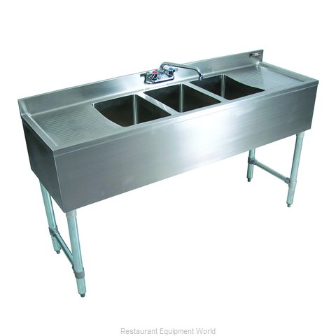 John Boos EUB3S48SL-1LD Underbar Sink Units