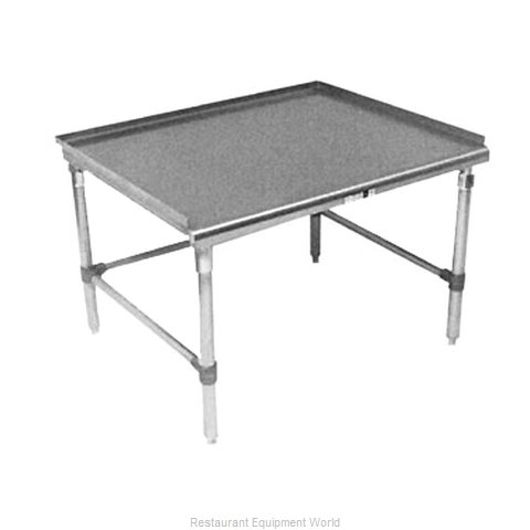 John Boos GS6-2448SBK Equipment Stand, for Countertop Cooking