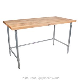 John Boos HNB01 Work Table, Wood Top