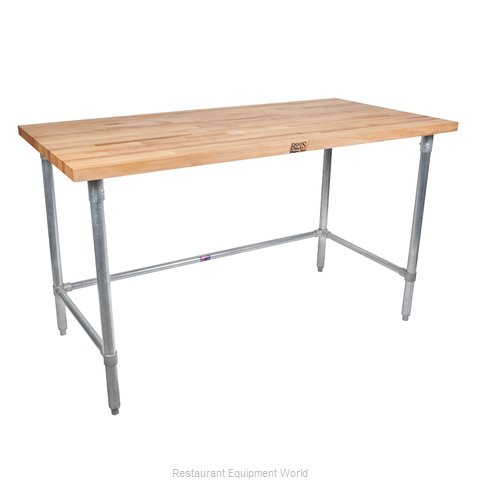 John Boos HNB08 Work Table, Wood Top