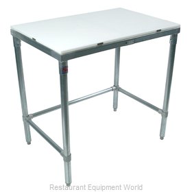 John Boos M001 Work Table, Poly Top