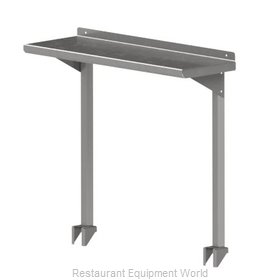 John Boos OSC16RK-12108 Overshelf, Table-Mounted, Cantilever Type