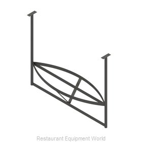 John Boos PRB02-C Pot Rack, Ceiling Hung