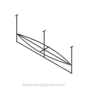 John Boos PRB03A-C Pot Rack, Ceiling Hung