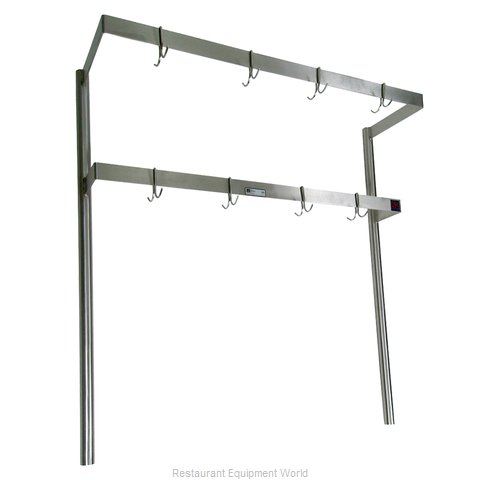 John Boos PRD1 Pot Rack, Table-Mounted