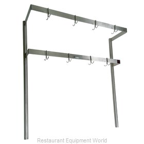 John Boos PRD1 Pot Rack, Table-Mounted