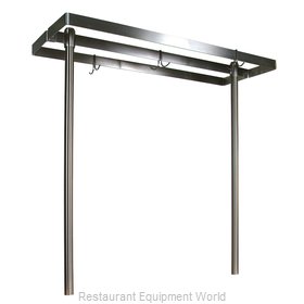 John Boos PRG48 Pot Rack, Table-Mounted